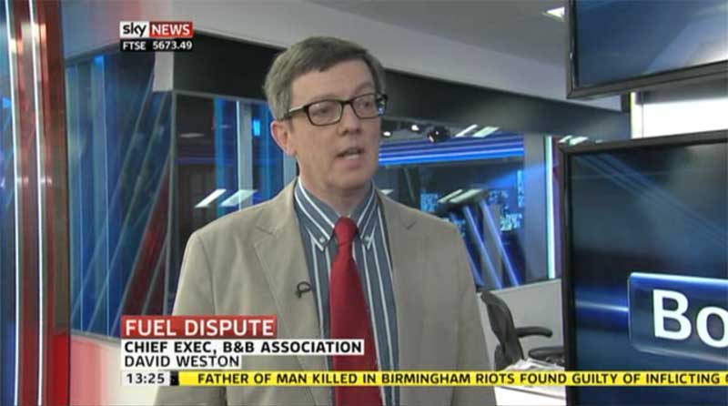 David Weston on Sky News, 5 April 2012